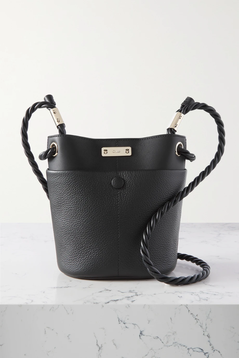 유럽직배송 끌로에 버킷백 CHLOÉ Key small smooth and textured-leather bucket bag 22250442025961844