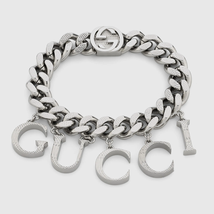 유럽직배송 구찌 GUCCI Gucci - Bracelet with Gucci script 680277I46010926