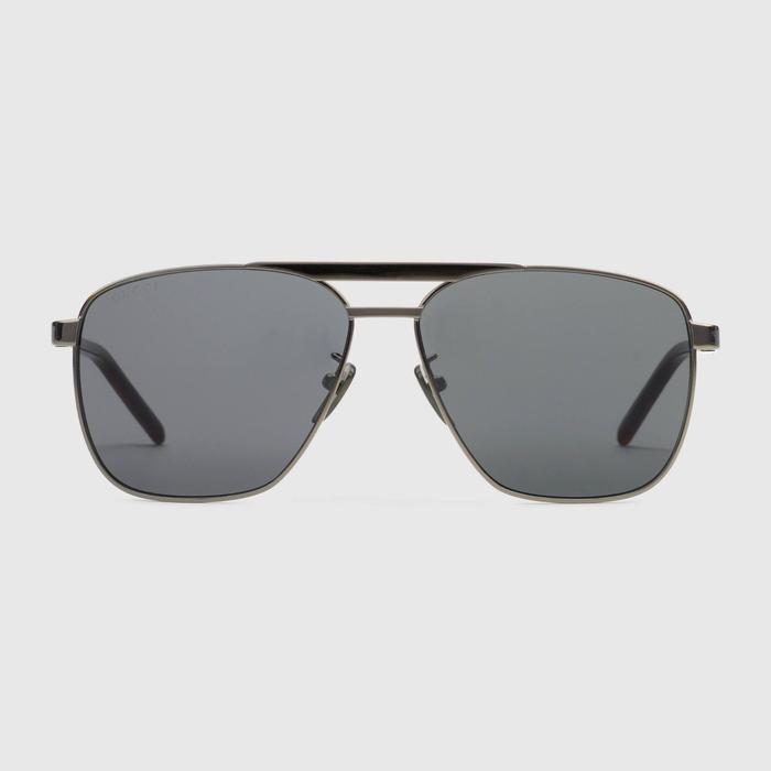 유럽직배송 구찌 GUCCI Gucci Navigator-frame sunglasses 691380I33308112