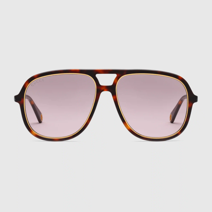 유럽직배송 구찌 GUCCI Gucci Navigator frame sunglasses 691294J07412359