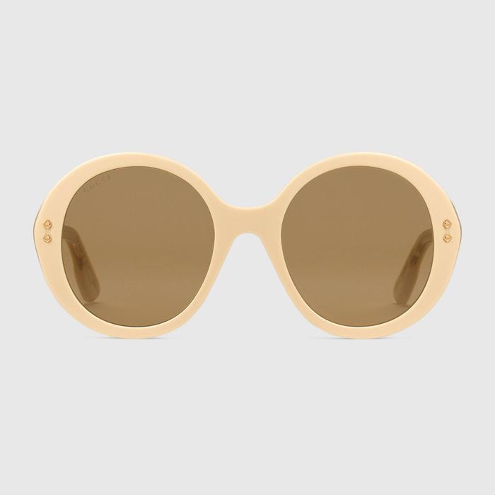 유럽직배송 구찌 GUCCI Gucci Round frame sunglasses 691295J07407423