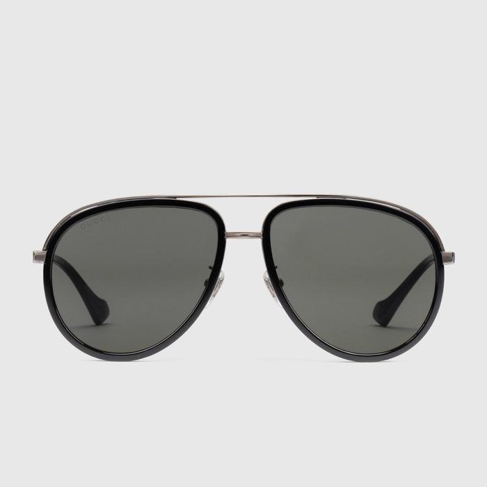 유럽직배송 구찌 선글라스 GUCCI Aviator frame sunglasses 691355I33301012