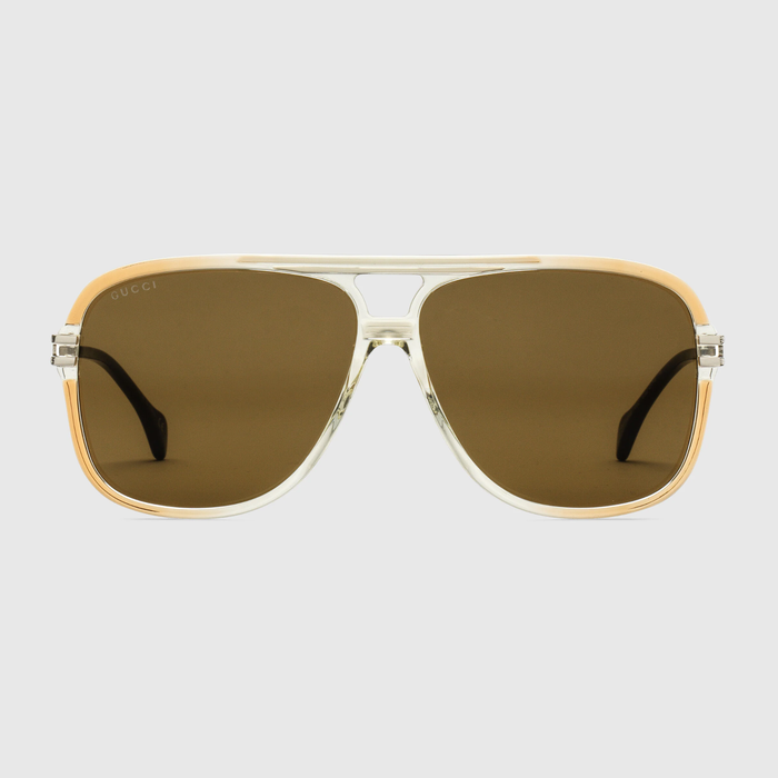유럽직배송 구찌 GUCCI Gucci Navigator frame sunglasses 691361J07407523