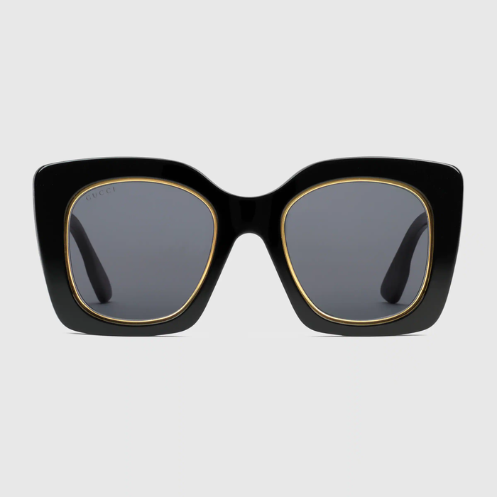 유럽직배송 구찌 GUCCI Gucci Oversize square-frame sunglasses 691318J07401012