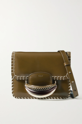 유럽직배송 끌로에 숄더백 CHLOÉ Kattie embellished leather shoulder bag 34344356236930562