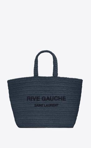 유럽직배송 입생로랑 리브 고쉬 토트백 SAINT LAURENT rive gauche supple tote bag in raffia crochet 688864GAAA14287