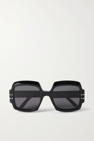 유럽직배송 디올 선글라스 DIOR EYEWEAR DiorSignature oversized square-frame acetate sunglasses 42247633208380344