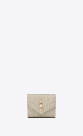 유럽직배송 입생로랑 지갑 SAINT LAURENT cassandre saint laurent matelassé multi-folded wallet in grain de poudre embossed leather 692061BOW019207