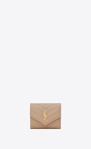 유럽직배송 입생로랑 지갑 SAINT LAURENT cassandre saint laurent matelassé multi-folded wallet in grain de poudre embossed leather 692061BOW012721