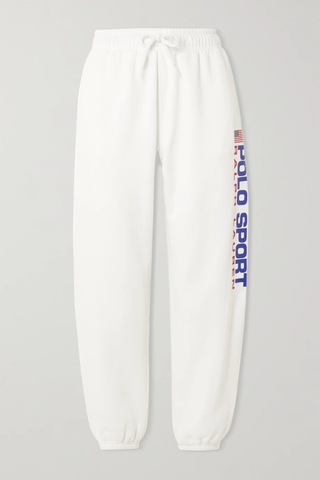 유럽직배송 랄프로렌 트랙팬츠 POLO RALPH LAUREN Printed cotton-blend jersey track pants 1647597284970053