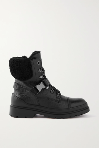유럽직배송 보그너 앵클부츠 BOGNER St. Moritz buckled shearling-lined textured-leather ankle boots 1647597284194634