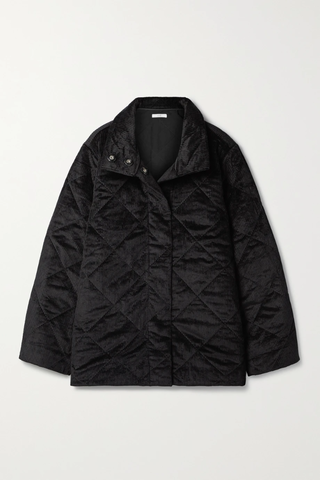 유럽직배송 CO Quilted padded cotton-blend corduroy jacket 46376663162759817